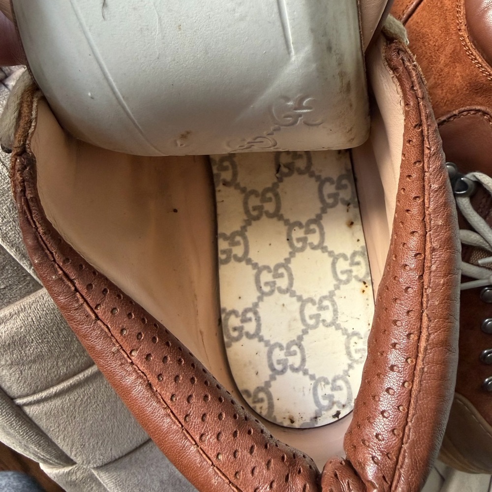 Gucci Mans Flashtrek GG Supreme Hiking Fashion Sneaker US 10-10.5 - Picture 14 of 16